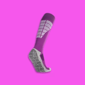 GripMax Long Treadplate Grip Socks Purple