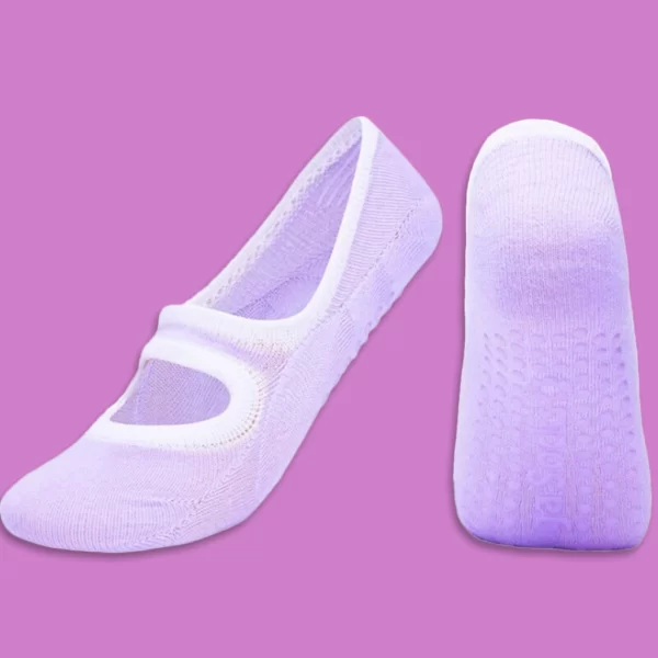 grip yoga socks Purple